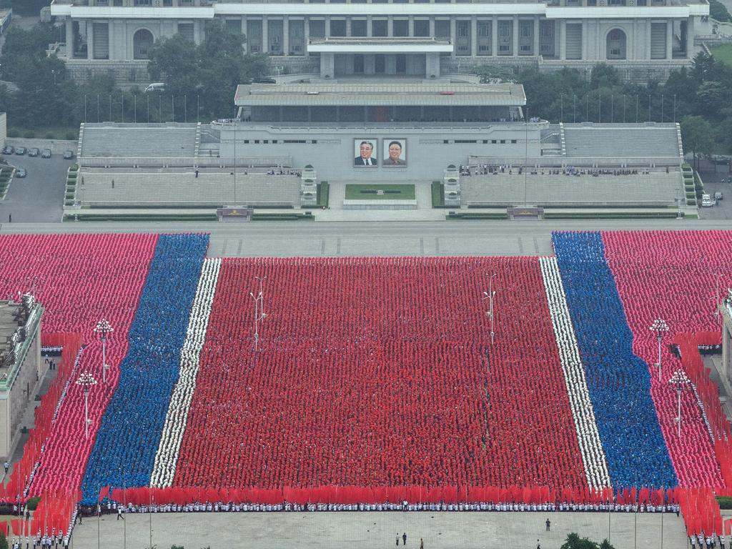 Des répétitions gigantesques pour le 0ème anniversaire de la fondation de la Corée du Nord